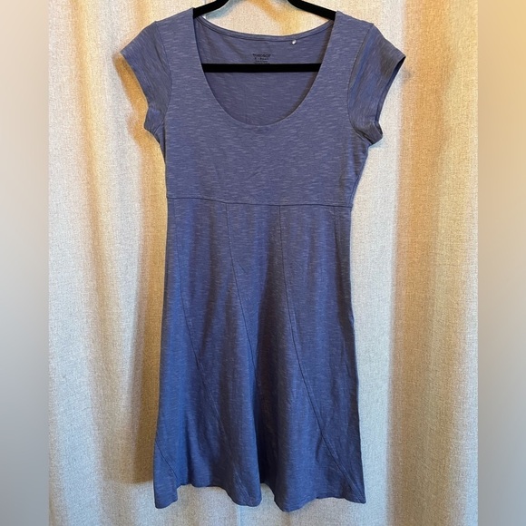 Toad&Co Organic Cotton Blend Blue Dress Size XS - Picture 3 of 11